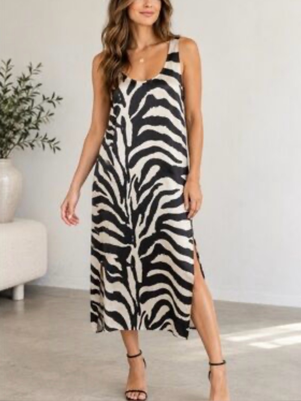 H&M Sleeveless Maxi Dress